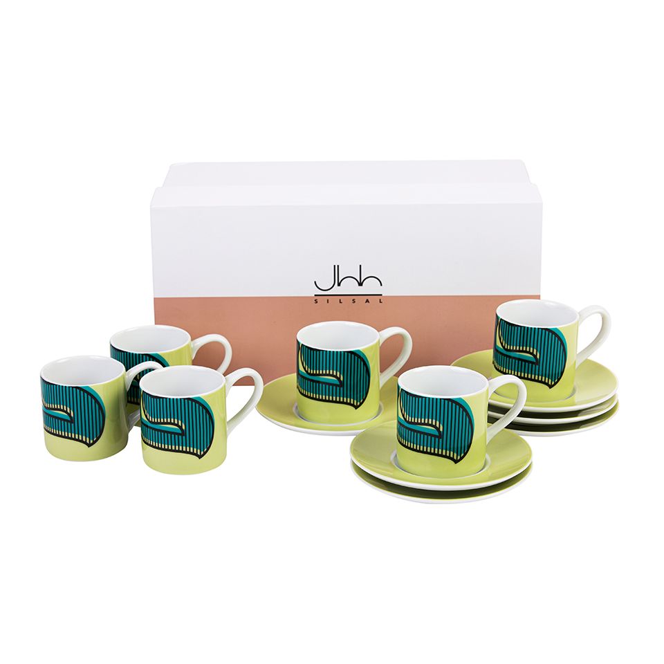 

Silsal Gift Box Of 6 Hubb Espresso Cups